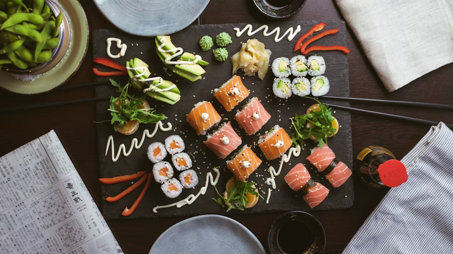 Aburi Salmon Roll Sushimaru Jakarta Pusat